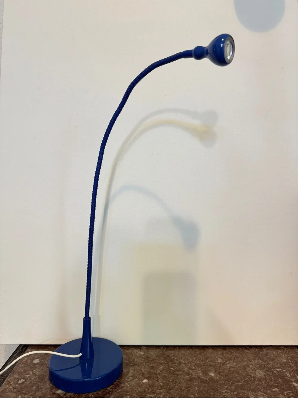 IKEA JANSJO Blue Flexible Articulating Led Desk Hobby Lamp Light Work